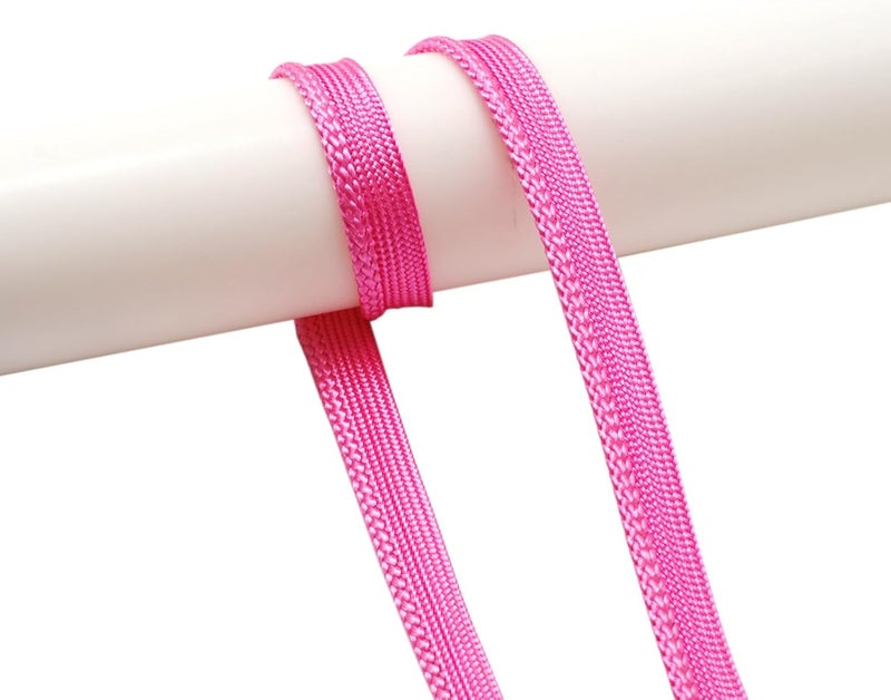 YRCLASYTRIM 0.35inch,(55Yards) Sewing Piping Trim,Shining Polyesterter Cord Trim,for Sewing Clothing,Hometextile, Decoration DIY Crafts Edge Piping Embellishments,30Colour (Pink) - Image 1